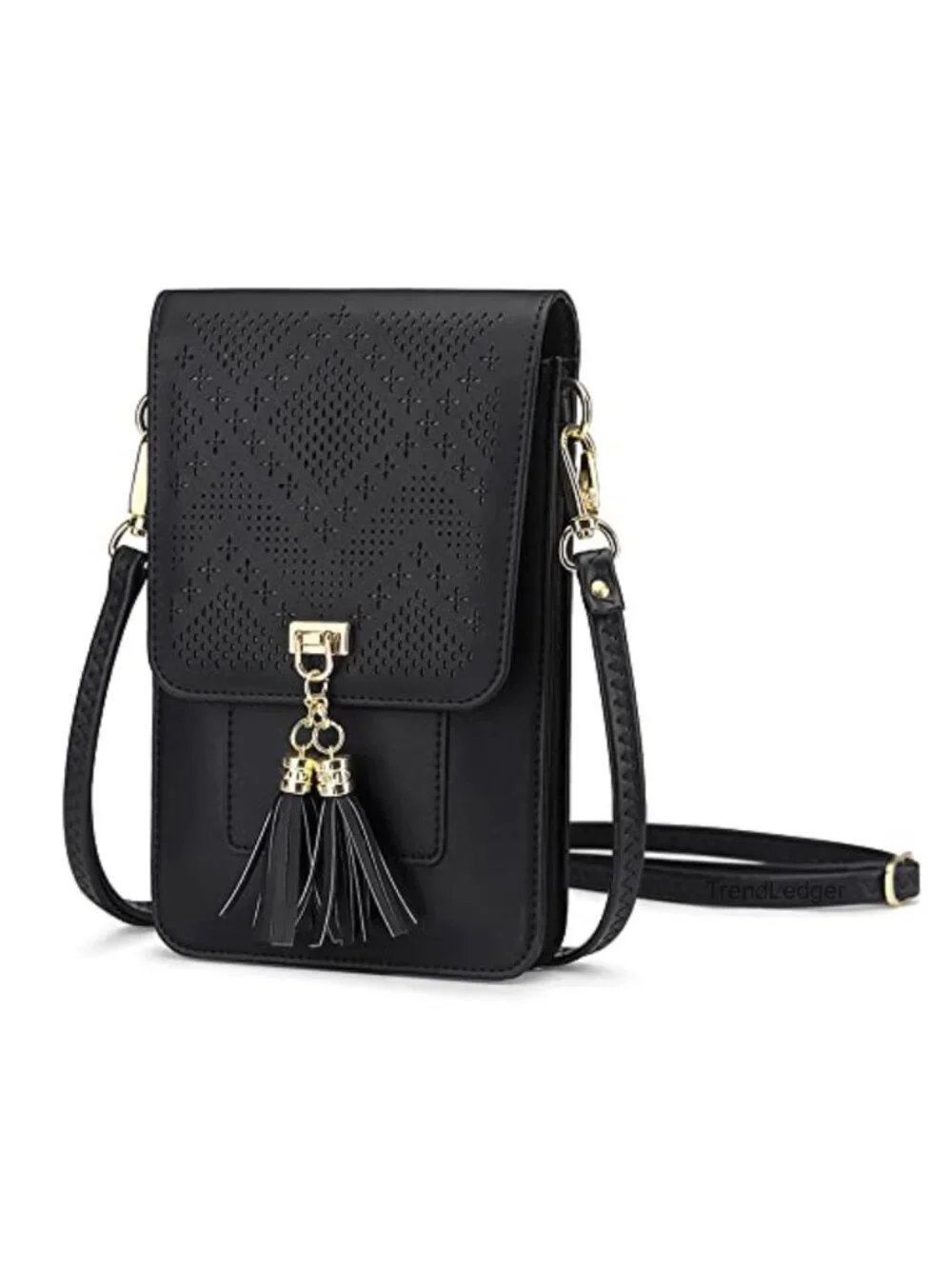 Small Crossbody Bag Vegan Leather RFID Wallet Purse with Card Slots